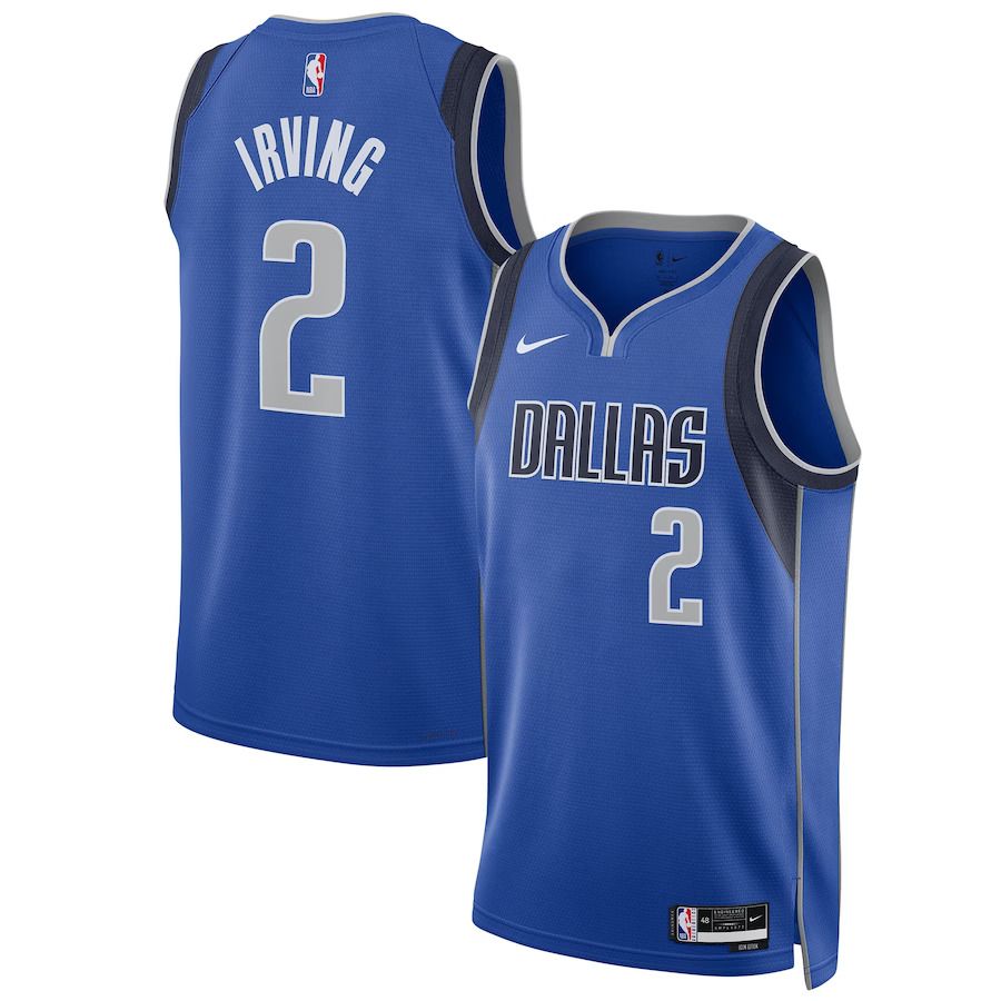 Men Dallas Mavericks 2 Kyrie Irving Nike Royal 2022-23 Swingman NBA Jersey
